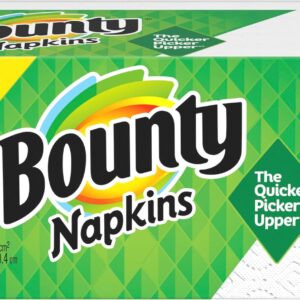 Bounty Paper Napkins, White, 200 Count