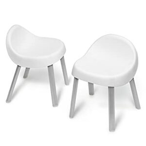 Skip Hop Toddler's Activity Chairs, Set of 2, Metal, White