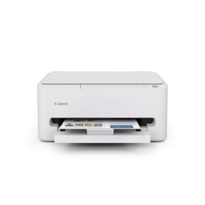 Canon PIXMA TS4320 Wireless Color Inkjet Printer for Duplex Printing, White – Home Printer with Copier/Scanner, Compact Design, Easy Setup, 1 Year Limited Warranty