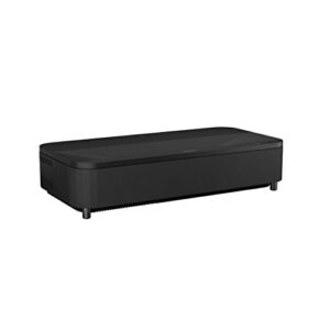 Epson LS800 Ultra Short Throw 3-Chip 3LCD Smart Streaming Laser Projector, 4,000 Lumens of Color and White Brightness, 4K PRO UHD, HDR, Android TV, 2.1ch Yamaha Built-in Speakers - Black