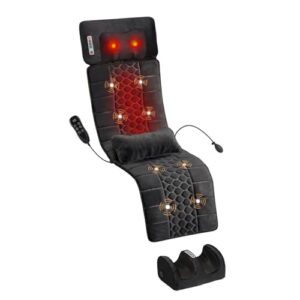 Roomark Full Body Massage Mat with Movable Neck Massager or Back Massager with Heat,Heated Massage Chair Pad Gifts for Mom,Dad,Women