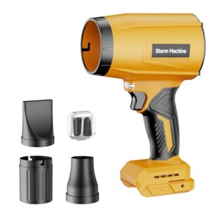 Turbo Jet Blower Cordless Compatible with Dewalt 20V (No Battery), Brushless-Motor Blower, Up to 50,000 RPM, Lightweight Handheld Leaf Blow for Patio Lawn Yard Garage Leaves & Dust Cleaning