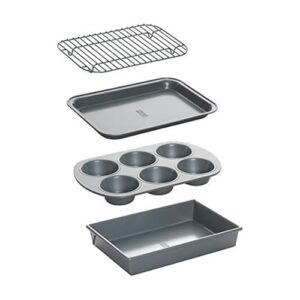Chicago Metallic Professional 4-Piece Non-Stick Toaster Oven Set