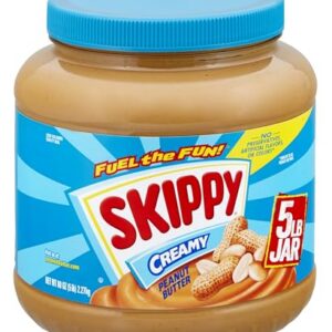 SKIPPY Peanut Butter, Creamy, 7 g protein per serving, 80 oz.