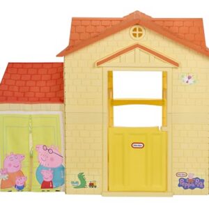 Little Tikes Peppa Pig Playhouse Indoor & Outdoor with Working Doors and Tunnel for Boys and Girls Ages 3+