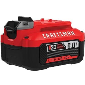 CRAFTSMAN V20 6Ah Lithium Ion Power Tool Battery (CMCB206)