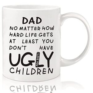 Fathers Day Dad Gifts 11oz Funny Coffee Mug for Dad from Daughter Son Wife