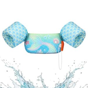 HeySplash Swim Vest for Kids, Puddle Float Jumper with Safety Buckle