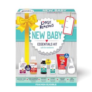 Little Remedies New Baby Essentials Kit, 6-in-1 Bundle for Newborns