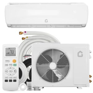 GarveeHome SEER 19 12000BTU 230V Mini Split Air Conditioner | Energy-Efficient Inverter AC System with Remote Control & Easy Installation Kit for Rooms Up to 750 Sq.Ft