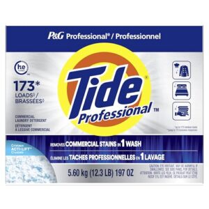 Tide PRO Laundry Detergent Powder Bulk, Removes Hotel, Restaurant and Healthcare Stains in One Wash, Commercial Use, 173 loads, 197 oz
