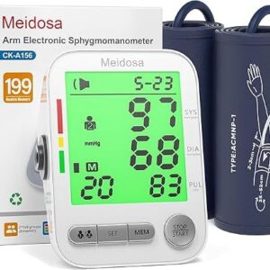 Blood Pressure Monitor for Home Use, Rechargeable Automatic Digital BP Machine