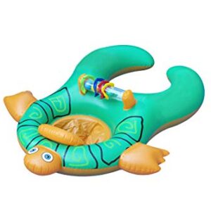 SWIMLINE | Inflatable Baby Pool Float Seat with Leg Holes | 42"| Sea Turtle