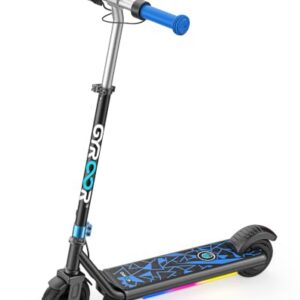 Gyroor Kids Electric Scooter 150W Motor LED Display H30Max Blue