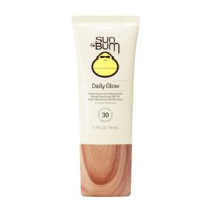 Sun Bum SPF 30 Daily Glow Tinted Face Sunscreen Lotion- Travel Size, 1.7 oz