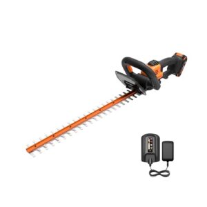 WORX Cordless Hedge Trimmer, 20V 22" Bush Trimmer, WG261
