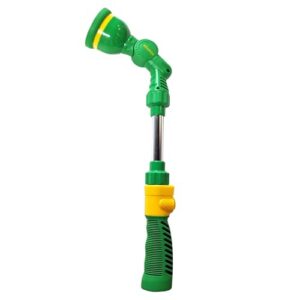 Miracle-Gro 17 in. Watering Wand – 6-Pattern Garden Hose Wand with Adjustable Spray Settings, Comfort Grip, and Extended Reach for Watering Hanging Baskets, Plants, and Garden Beds