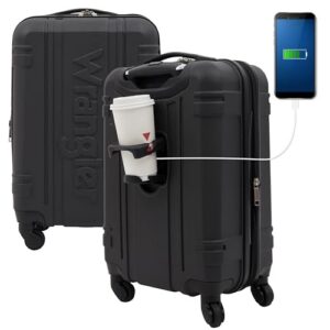 Wrangler 20" Astral Hardside Carry-On Luggage, Black