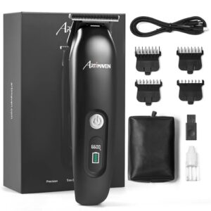 Artimaven Beard Trimmer for Men, Cordless Hair Clipper & Beard Trimmer Kit, USB-C Rechargeable, DLC Precision Blade, 150-Min Runtime, Compact Travel Grooming Set, Gift for Men with Toiletry Bag