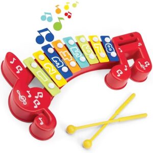 Small World Toys 8-Key Xylophone Musical Toy for Toddlers Ages 2+