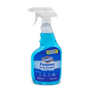 Clorox Foaming Glass Cleaner Trigger Spray, Fresh Scent, 23 Oz
