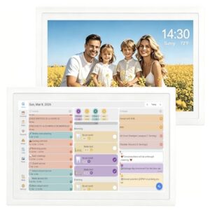 Digital Calendar 10.1 Inch Wall Plan Touch Screen WiFi picture esay to use