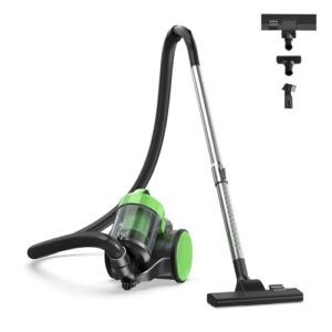 DUMOS Canister Vacuum Cleaner, 16Kpa Bagless Vacuum Cleaners for Home