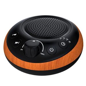 Brown Noise Sound Machine White Noise Machine Nonstop 30 Soothing Sounds Sound Therapy for Baby Kids Adults Sleep Machine 36-Level Vol Auto-Off Timer Memory Function for Home Travel Office