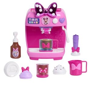 Disney Jr. Minnie Mouse Rise & Shine Bowrista Set, Play Espresso Machine