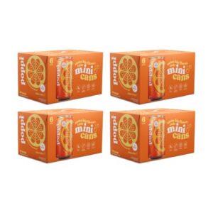 Poppi Prebiotic Soda, Orange, 7.5 Fl Oz, 24 Pack