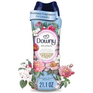 Downy Boutique Botanicals In Wash Laundry Scent Booster Beads, Boutique Fragrances inspired by the Artistry of Nature, PEONIA Scent, 21.1 oz