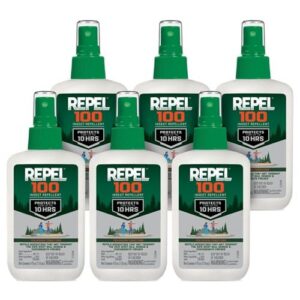 Repel 100 Mosquito & Insect Repellent 4 Oz, 98% DEET, 6 Pack