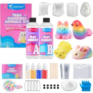 KHKD RESIN Taba Squishy Kit, All-in-one Beginner Kit for Squishy Maker
