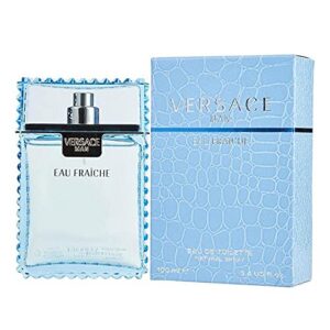 Versace Man Eau Fraiche by Versace for Men 3.4 oz Eau de Toilette Spray