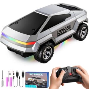WayEee 1/24 Remote Control Car Cyber RC Truck, RC Cars with Colorful Lights