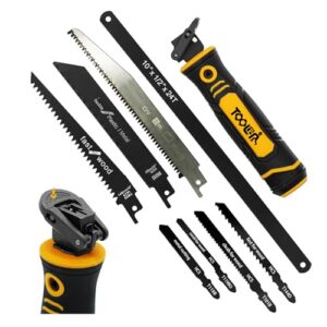 8-In-1 Multi Blades Hand Saw, Drywall, Hacksaw, Jab Saw & Wood Cutter Tool