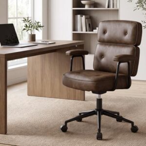 OLIXIS Office Desk Chair, Computer Chair with Lumbar Support