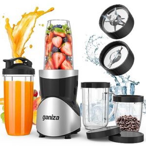 Ganiza Smoothie Blender, 900W Blenders Shakes and Smoothies