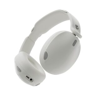 Skullcandy Hesh 540 ANC Noise Cancelling Wireless Headphones - Bone | THX Spatial Audio, Noise Cancellation, Customized Sound, 65 Hours Battery, Microphone, Foldable, Travel, Studying, Gym
