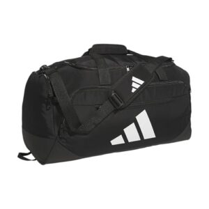 adidas Defender 5 Duffel Bag for Sports, Gym and Travel, Black, OSFA