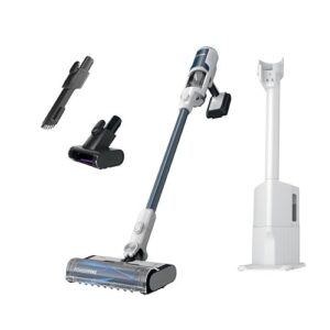 Shark Clean & Empty Cordless Stick Vacuum, White & Blue, BU3523