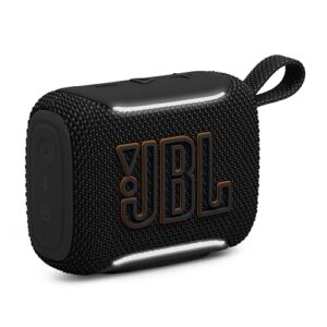 JBL Go 5 Portable Bluetooth Speaker, Waterproof and Dustproof - Black