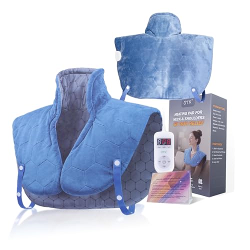 Nalax 30s Fast Heating Pad for Neck and Shoulders and Upper Back, Max 159℉