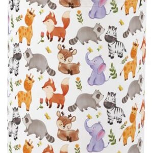 TIBAOLOVER Baby Laundry Basket Baby Nursery Hamper Kids Laundry Basket Toy Storage Bin for Boys Room Decor Gift Baskets for Bedroom Bathroom(Animal)