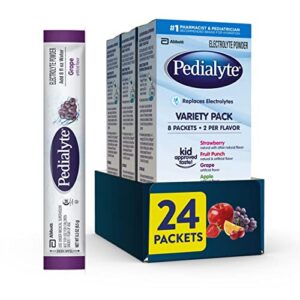 Pedialyte Electrolyte Powder Packets, On-the-Go Hydration Variety Pack
