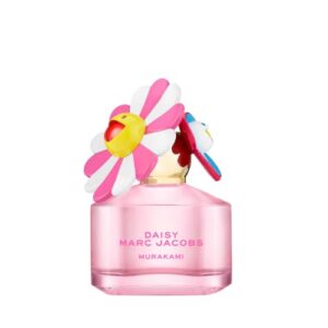 Marc Jacobs Daisy Murakami Pink Limited-Edition Eau de Parfum, 1.67 oz | Creamy coconut, white peony and praline create a delicate floral gourmand fragrance with a warm, sweet finish.