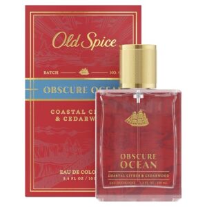 Old Spice Signature Cologne for Men, Obscure Ocean Scent | Notes of Coastal Citrus and Cedarwood 3.4 fl oz