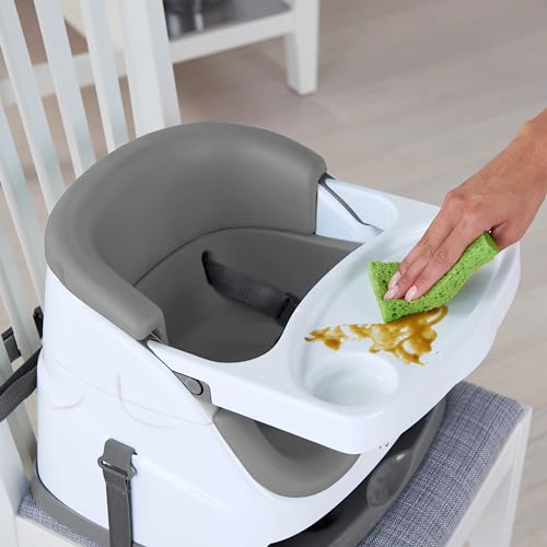 Ingenuity Baby Base 2-in-1 Booster Feeding and Floor Seat with Self-Storing Tray - Night Sky - Image 15