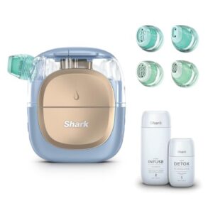 Shark FacialPro Glow At Home Hydro-Powered Facial System, Blue, FH310 | Hydro-Powered At-Home Facial System for Professional-Level Pore Cleansing, Hydration & Radiant Glow, Dermatologist-Developed