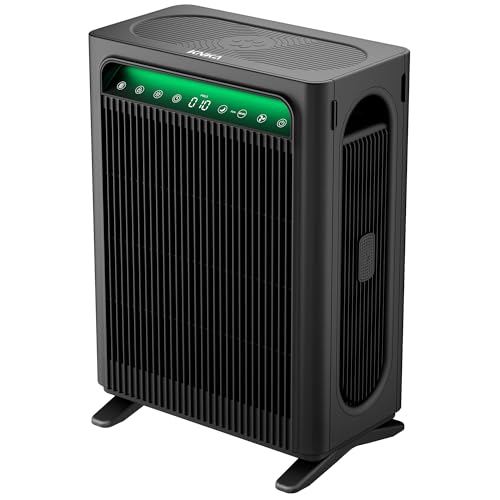 KNKA Air Purifiers for Home Bedroom Up to 1,695 Ft² in 1 Hr, APH4000, Black | HEPA Sleep Mode Air Cleaner with Washable Pre-Filter, AHAM VERIFIED, AQI Display, Pet Mode for Pet Dander, Dust & Pollen